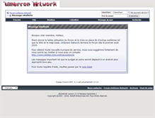 Tablet Screenshot of forum.umbreon.net